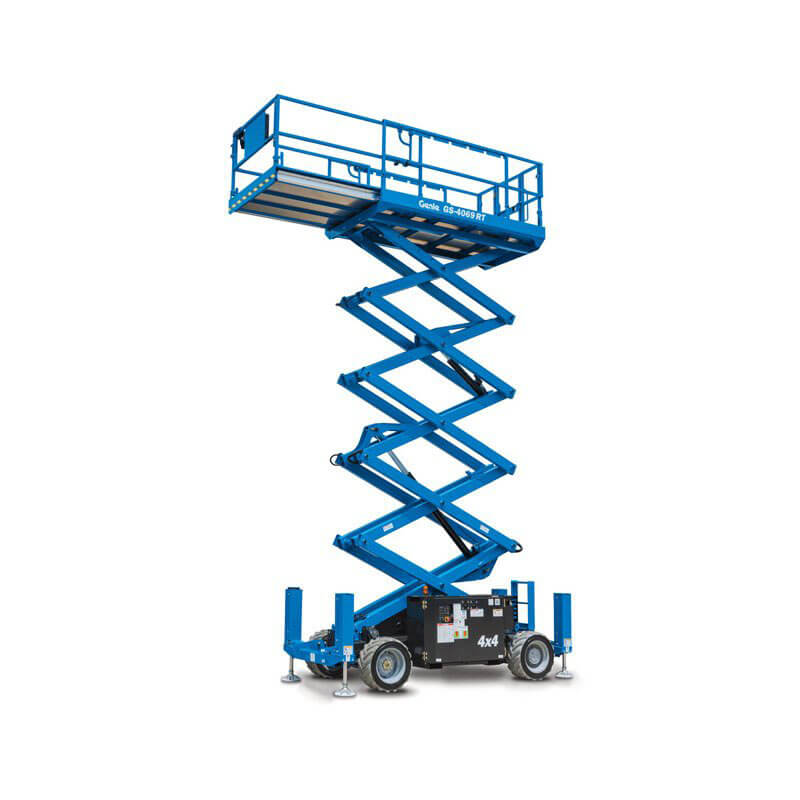 plataforma elevadora de tijera eléctrica genie